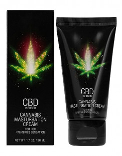 Стимулюючий крем для жінок Shots - CBD Cannabis Masturbation Cream For Her, 50 ml