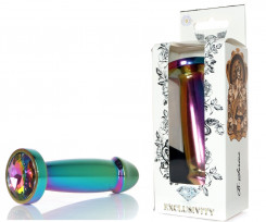 Металлический анальный плаг в виде пениса Boys Series - Jewellery Multicolour Penis PLUG ( размер M ), BS6400142