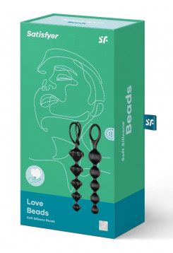 Набір анальних іграшок Satisfyer Love Beads (2 шт), 4000855