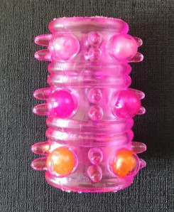 Насадка тунель із кульками BI-010045Q Pink