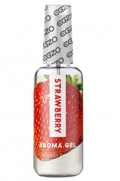 Оральний гель-лубрикант EGZO AROMA GEL - Strawberry, 50 мл