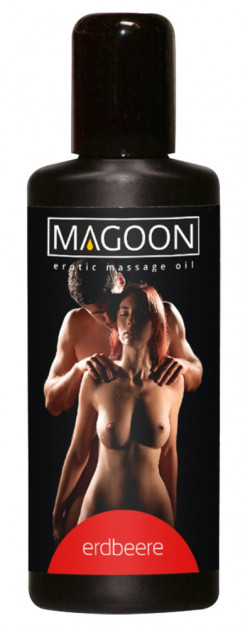 Масажна олія - Magoon Erdbeere Massage-Öl, 100 мл