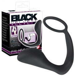 Ерекційне кільце - Black Velvets Ring & Plug