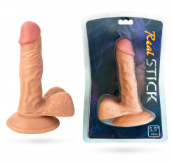 Фалоімітатор Toyfa RealStick Nude реалістичний, 14 см