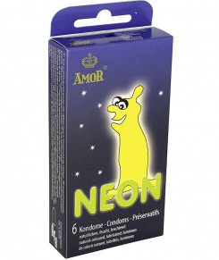 Презервативи - Amor Neon, 6 шт.
