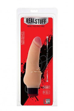 Вібратор RealStuff 7 дюймів Vibrator Flesh