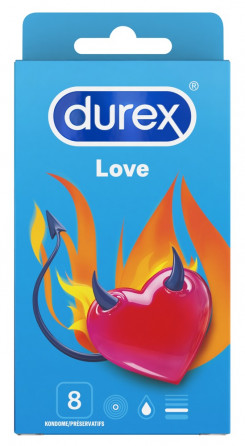 Презервативи - Durex Love Pack of 8