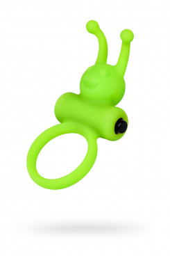 Ерекційне кільце на пеніс A-Toys By Toyfa, силікон, зелений, ø 3,1 см