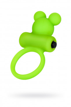 Віброкільце на пеніс A-Toys By Toyfa, силікон, зелене, ø 3,1 см