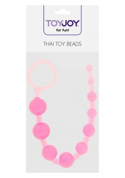 Анальний ланцюжок - ToyJoy Thai Toy Beads Pink