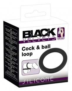 Ерекційне кільце - Silicone Cock and Ball Loop
