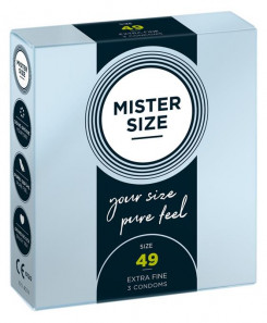 Презервативи - Mister Size 49 мм в упаковці 3 шт