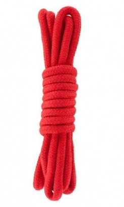 Мотузка для бондажу Bondage Rope, 3 м, Red