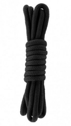Мотузка для бондажу Bondage Rope, 3 м, Black