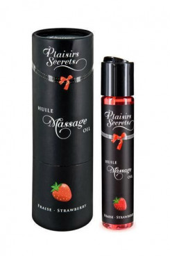Масажна олія Plaisirs Secrets Strawberry (59 мл)