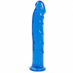 Фаллоімітатор Doc Johnson Jelly Jewels - Dong with Suction Cup - Blue