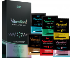 Набір пробників рідкого вібратора Intt Vibration Six Flavor Mix (12 до 5 мл)