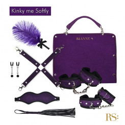 Подарунковий набір для BDSM RIANNE S - Kinky Me Softly Purple: 8 предметів задоволення