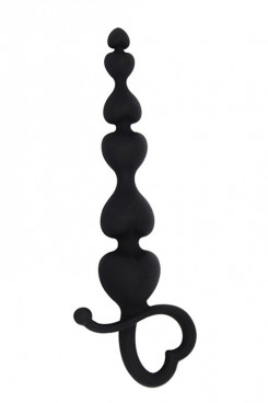 Анальні намисто MAI Attraction Toys №79 Black, довжина 18см, діаметр 3,1см