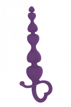 Анальні намисто MAI Attraction Toys №79 Purple, довжина 18см, діаметр 3,1см
