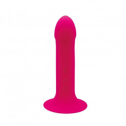 Двошаровий дилдо з вібрацією Adrien Lastic Hitsens 2 Pink, відмінно для страпону, макс діаметр 4см, довжина 17,2см