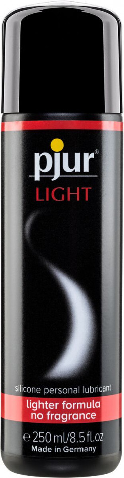 Силіконове мастило pjur Light 250 мл найрідше, 2-в-1 для сексу та масажу