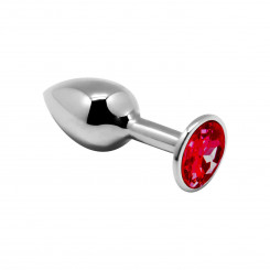 Металева анальна пробка із кристалом Alive Mini Metal Butt Plug Red M