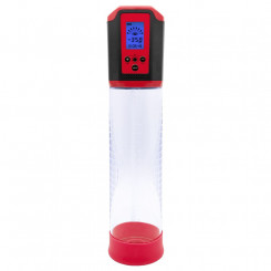 Автоматичний вакуумний насос Men Powerup Passion Pump Red, LED-табло, що перезаряджається, 8 режимів