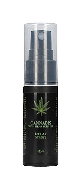 Спрей пролонгуючий Cannabis With Hemp Seed Oil - Delay Spray, 15 ml