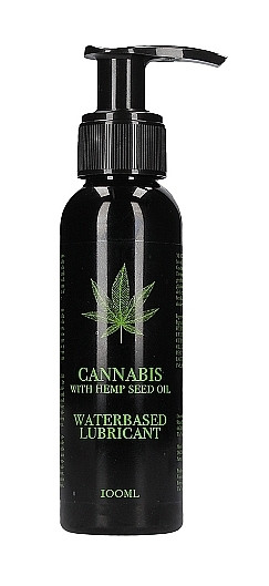Вагінальний лубрикант Cannabis With Hemp Seed Oil - Waterbased Lubricant, 100 ml