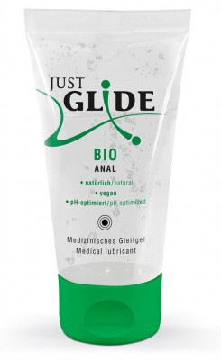 Веганське органічне анальне мастило на водній основі - Just Glide Bio Anal, 50 ml