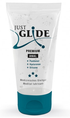 Веганське анальне мастило на силіконовій основі - Just Glide Premium Anal, 50 ml