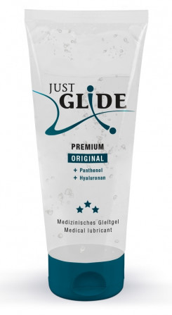 Веганський органічний гель-лубрикант - Just Glide Premium, 200 ml