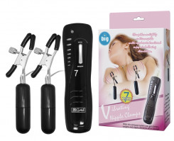 Вибростимулятор для груди BAILE - Vibrating Nipple Clamps, BI-036020