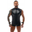 Комплект білизни - 2150476 Mens Jumpsuit&Cuffs - Black - [Фото 2]