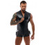 Комплект білизни - 2150476 Mens Jumpsuit&Cuffs - Black - [Фото 3]