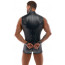 Комплект білизни - 2150476 Mens Jumpsuit&Cuffs - Black - [Фото 6]