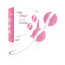 Вагінальні кульки - Joyballs Trend, світло-рожевий/білий - [Фото 1]