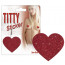Прикраса для сосків - Titty Sticker Heart - [Фото 6]