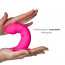 Ділдо з присоскою Adrien Lastic Hitsens 2 Pink, відмінно для страпону, макс діаметр 4см, довжина 16,7см - [Фото 2]