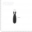 Віброкуль Adrien Lastic Pocket Vibe Rabbit Black зі стимулюючими вушками - [Фото 1]