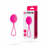 Вагінальна кулька Toyfa A-Toys, силікон, рожева, ø 3,5 см - [Фото 1]
