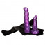 Страпон жіночий - Strap-On, TPR material, Purple - [Фото 3]