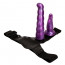 Страпон жіночий - Strap-On, TPR material, Purple - [Фото 4]