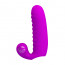 Насадка на палець - Pretty Love Abbott Double finger Silicone Vibrator Pink - [Фото 5]