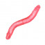 Двосторонній фалоімітатор - Elastic Jelly Double Dong Pink, 36 см - [Фото 1]