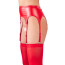 Панчохи з поясом - 2340291 Mandy Mystery Suspender Belt, червоні - [Фото 5]