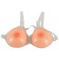 Силіконові груди - 2460750 Cottelli Collection Breasts With Straps, тілесний, SL - [Фото 1]