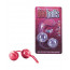 Вагінальні кульки - Marbilized Duo Balls, червоний - [Фото 2]