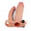 Насадка для пеніса - Pleasure X Tender Vibrating Double Penis Sleeve Add 3" - [Фото 6]
